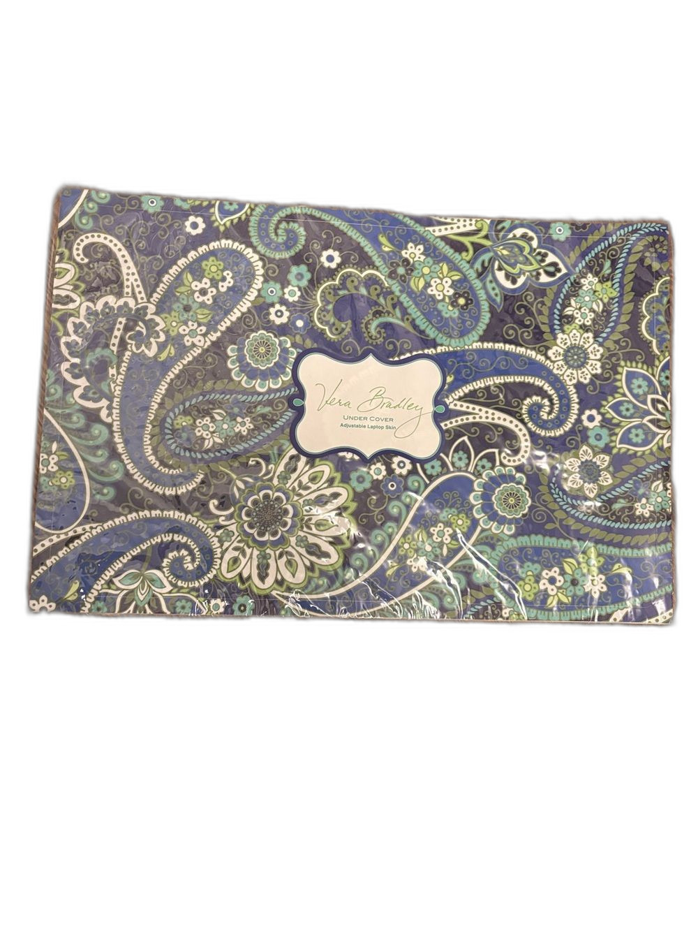 Vera Bradley Under Cover Laptop Skin Rhythm & Blues Floral Adjustable NWT NIB